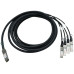 Трансивер SNR-QSFP-40G-4xSFP+DAC-1