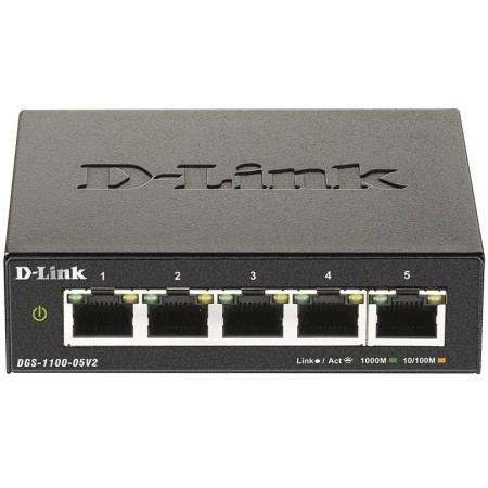 Коммутатор D-Link DGS-1100-05V2 (DGS-1100-05V2/A1A)