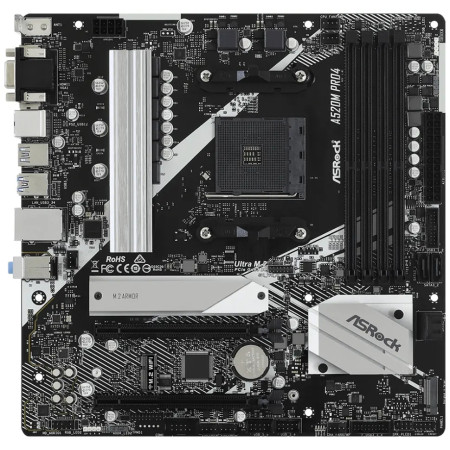 Материнская плата Asrock A520M PRO4