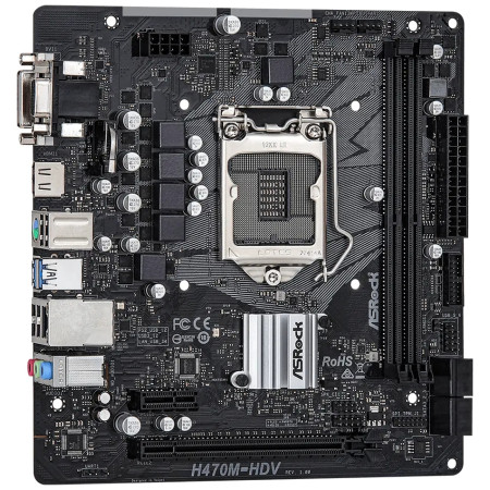 Материнская плата Asrock H470M-HDV