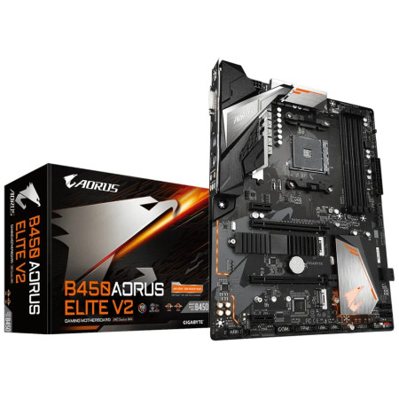 Материнская плата Gigabyte B450 AORUS ELITE V2