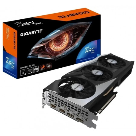 Видеокарта GIGABYTE Intel Arc A380 GAMING OC (GV-IA380GAMING OC-6GD)