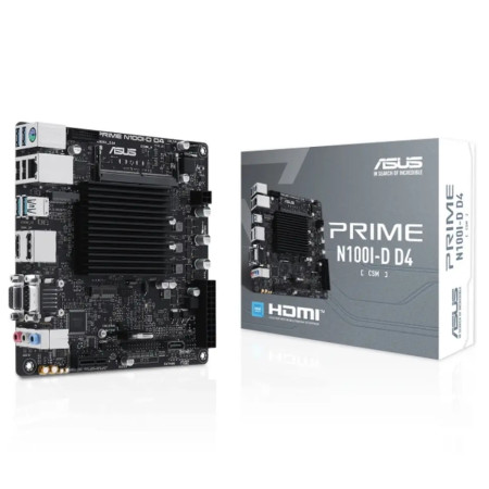Материнская плата Asus PRIME N100I-D D4-CSM (90MB1F70-M0EAYC)