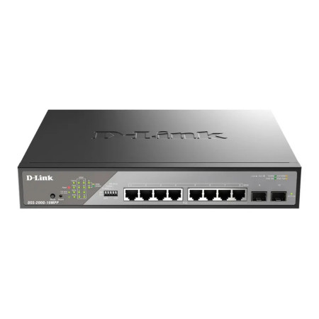 Коммутатор D-Link DSS-200G-10MPP (DSS-200G-10MPP/A1A)