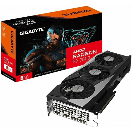 Видеокарта Gigabyte AMD Radeon RX 7600 GAMING OC (GV-R76GAMING OC-8GD)