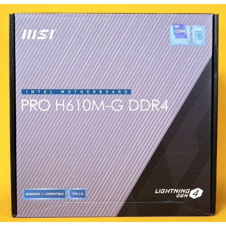 Материнская плата MSI PRO H610M-G