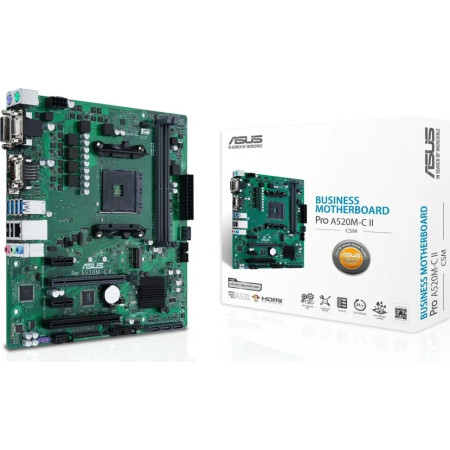 Материнская плата Asus PRO A520M-C II/CSM (90MB18F0-M0EAYC)