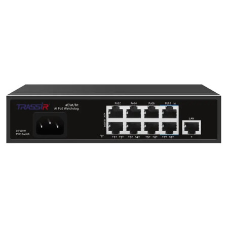 Коммутатор Trassir TR-NS1109-120-8POE