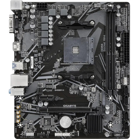 Материнская плата Gigabyte B450M K 2.0