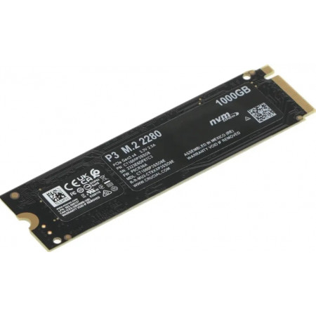 SSD накопитель Crucial P3 1Tb (CT1000P3SSD8)