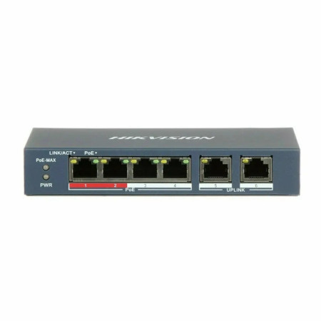 Коммутатор Hikvision DS-3E0106P-E/M