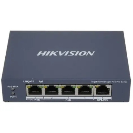 Коммутатор Hikvision DS-3E0505HP-E