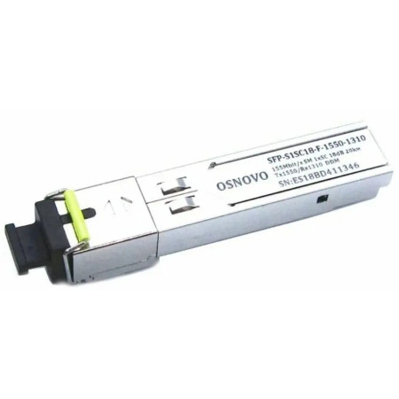 Трансивер Osnovo SFP-S1SC18-F-1550-1310-I