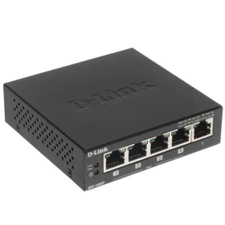 Коммутатор D-Link DES-1005P (DES-1005P/B1A)