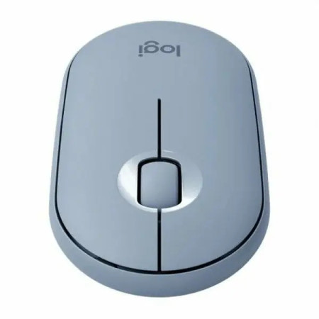 Мышь Logitech беспроводная Pebble M350 Misty Blue (910-005598)