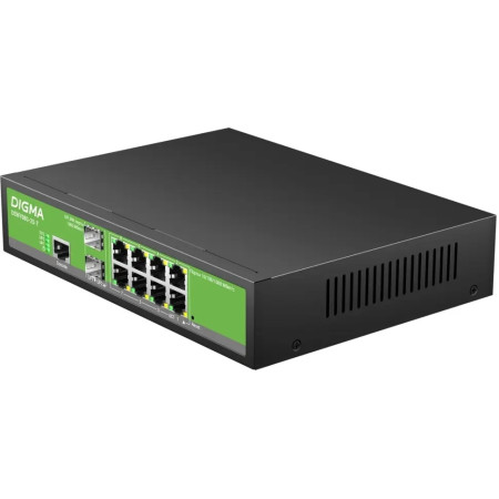 Коммутатор Digma DSW708G-2S-T