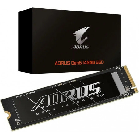 SSD накопитель Gigabyte Aorus Gen5 14000 2Tb (AG514K2TB)