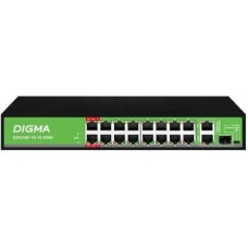 Коммутатор Digma DSP216G-2G-2S-R300