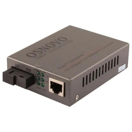 Медиаконвертер Osnovo OMC-100-11S5a