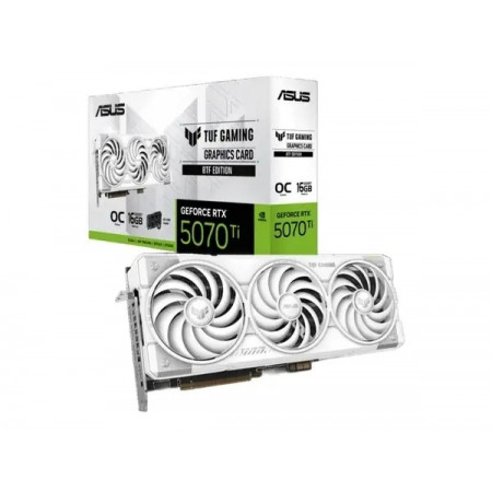Видеокарта Asus GeForce RTX 5070 Ti 16Gb TUF-RTX5070TI-O16G-BTF-WHITE (90YV0N60-M0NA00)