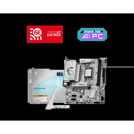 Материнская плата MSI H810M GAMING WIFI6E