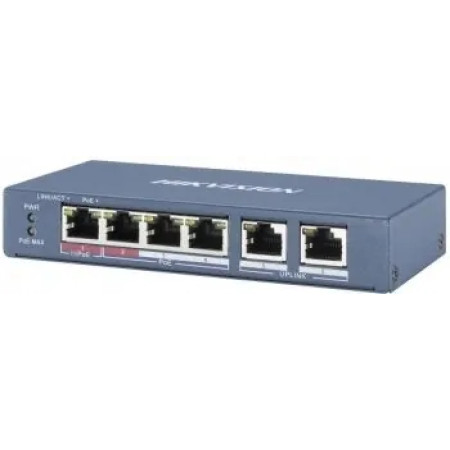 Коммутатор Hikvision DS-3E0106P-E/M(B)