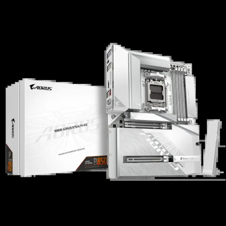 Материнская плата Gigabyte B850 Aorus Stealth ICE (B850 AORUS STEALTH ICE)