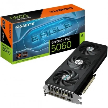 Видеокарта Gigabyte nVidia GeForce RTX 5060 (GV-N5060EAGLEMAX OC-8GD)