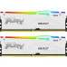 Оперативная память Kingstron Fury Beast White RGB (KF560C36BWEAK2-64)