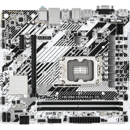 Материнская плата ASRock H610M-HDV/M.2+ D5