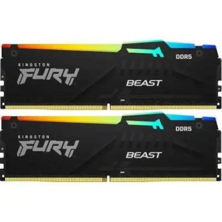 Оперативная память Kingston Fury Beast Black RGB (KF560C36BBE2AK2-64)