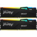 Оперативная память Kingston Fury Beast Black RGB (KF560C36BBE2AK2-64)