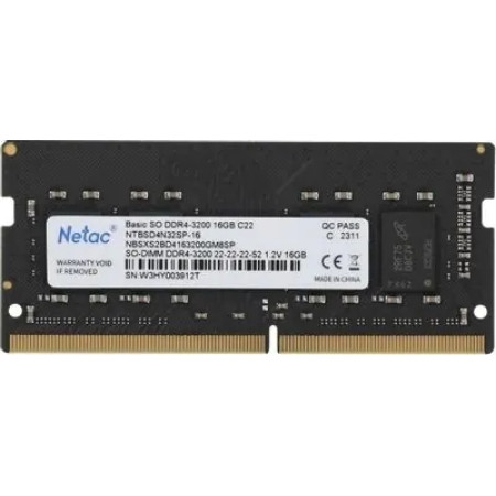 Оперативная память Netac Basic (NTBSD4N32SP-16)