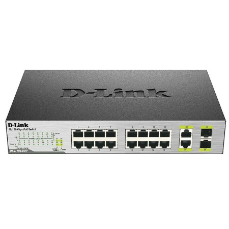 Коммутатор D-Link DES-1018MP (DES-1018MP/A1A)